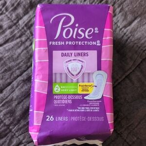 POISE Daily 26 Liners Very Light